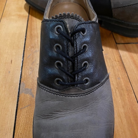 John Fluevog – Cagney Contrast Lace-up Derby Men’s size 8 Color Silver main image 4
